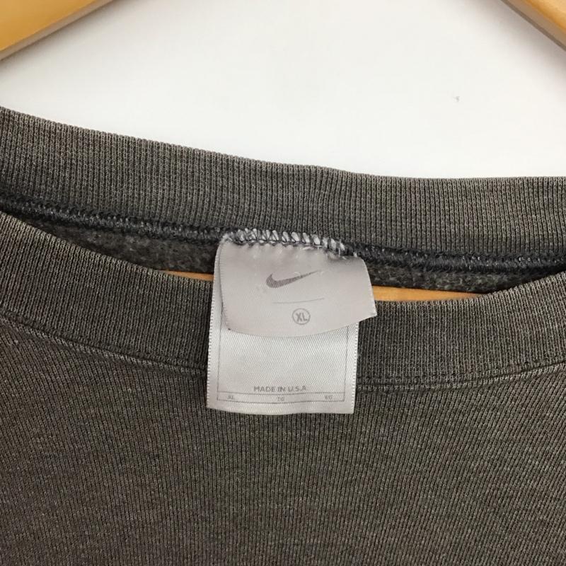 ナイキ NIKE トレーナー 長袖 長袖トレーナー スウェット クルーネック プルオーバー 古着 XL ロゴ、文字 マルチカラー / マルチカラー /  メンズ USED 古着 中古 10143452