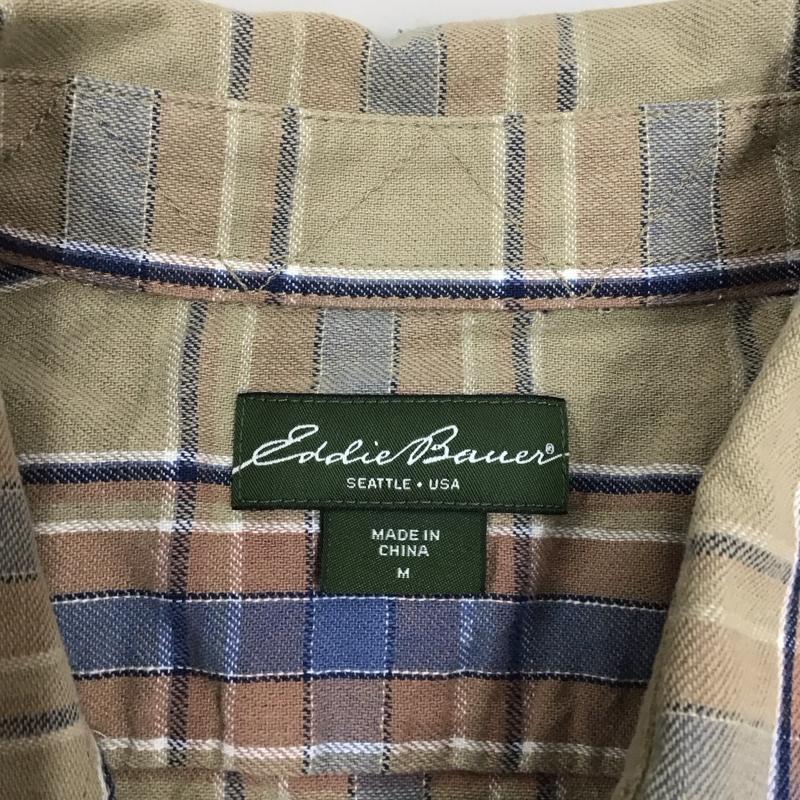 エディーバウアー Eddie Bauer シャツ、ブラウス 長袖 長袖シャツ カラーシャツ ポケットシャツ 長袖カットソー チェックシャツ M チェック マルチカラー / マルチカラー /  メンズ USED 古着 中古 10116279