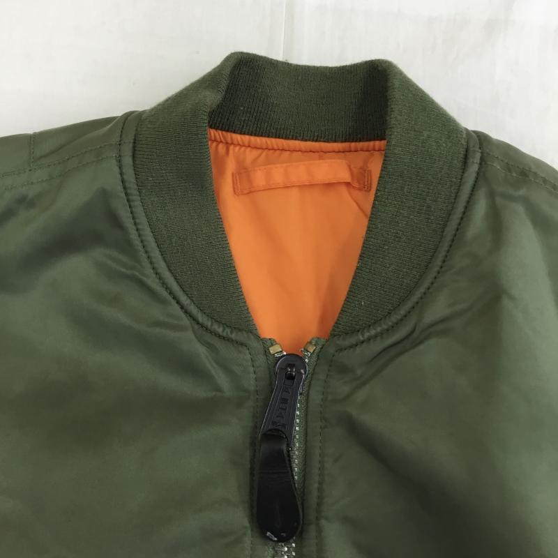アルファ ALPHA ジャケット、上着 ジャンパー、ブルゾン MA-1 M 無地 緑 / グリーン /  メンズ USED 古着 中古 10137357