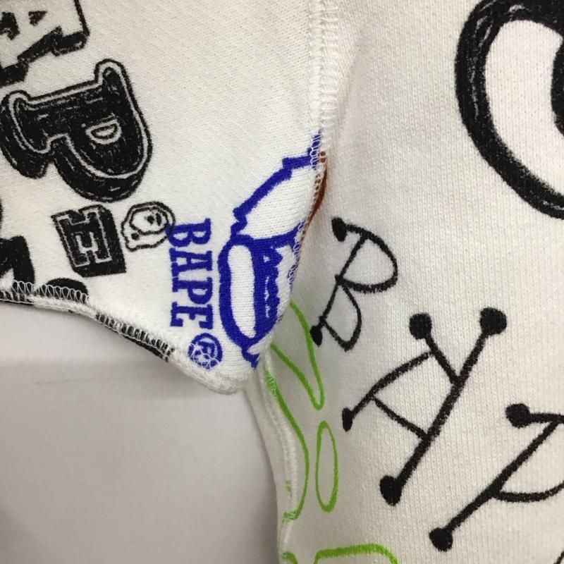 アベイシングエイプ A BATHING APE パーカー 長袖 001PPK301301M HAND DRAW PULLOVER HOODIE プルオーバー 裏毛 M 総柄 マルチカラー / マルチカラー /  メンズ USED 古着 中古 10144710
