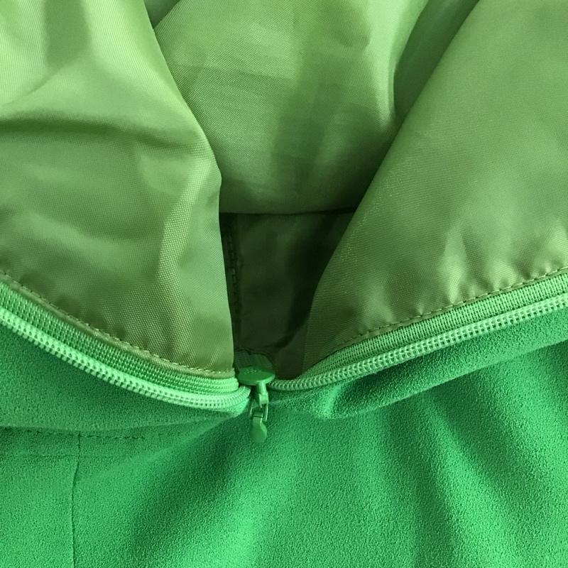 グリーンレーベルリラクシング green label relaxing スカート ロングスカート 3624-169-2183 マーメイド ライン マキシスカート 無地 緑 / グリーン /  レディース USED 古着 中古 10139954