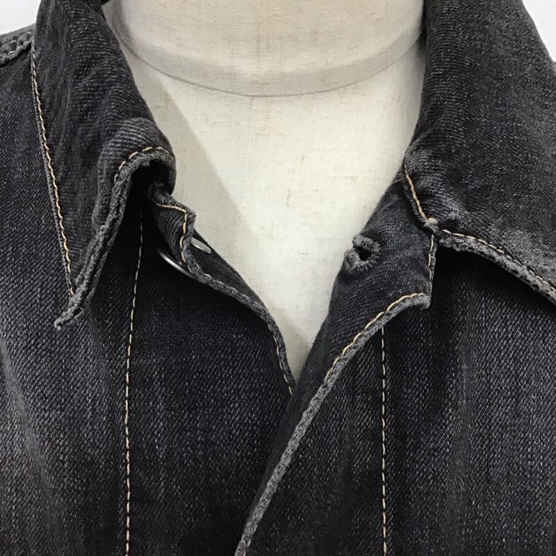リーバイストラウスアンドコー Levi Strauss & co. ジャケット、上着 ジャケット、ブレザー デニムジャケット カラージャケット 長袖ジャケット ブルゾン Gジャン L 無地 黒 / ブラック /  メンズ USED 古着 中古 10123834