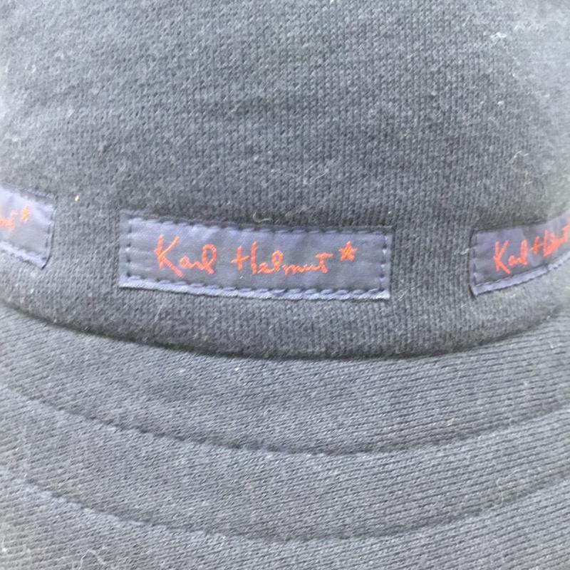 カールヘルム KARLHELMUT 帽子 ハット バケットハット コットン ロゴ、文字 紺 / ネイビー /  レディース USED 古着 中古 10119103