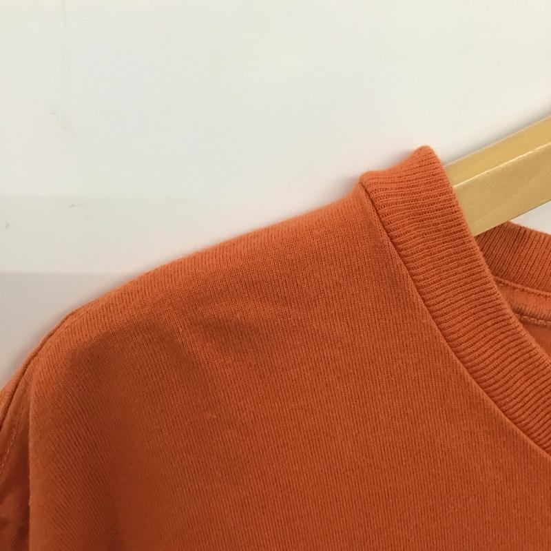 アヴィレックス AVIREX Tシャツ 半袖 半袖カットソー プリントTシャツ クルーネックカットソー XL ロゴ、文字 橙 / オレンジ /  メンズ USED 古着 中古 10150251