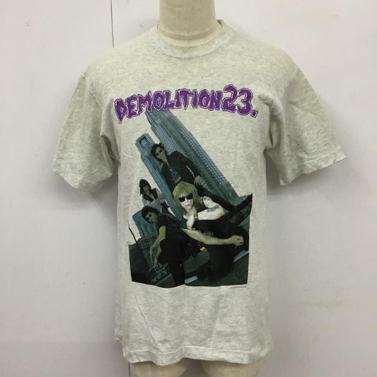 フルーツオブザルーム FRUIT OF THE LOOM Tシャツ 半袖 DEMOLITION23 バンドTシャツ JAPANツアー 日本ツアー 1994 M プリント 灰 / グレー /  メンズ USED 古着 中古 10119849