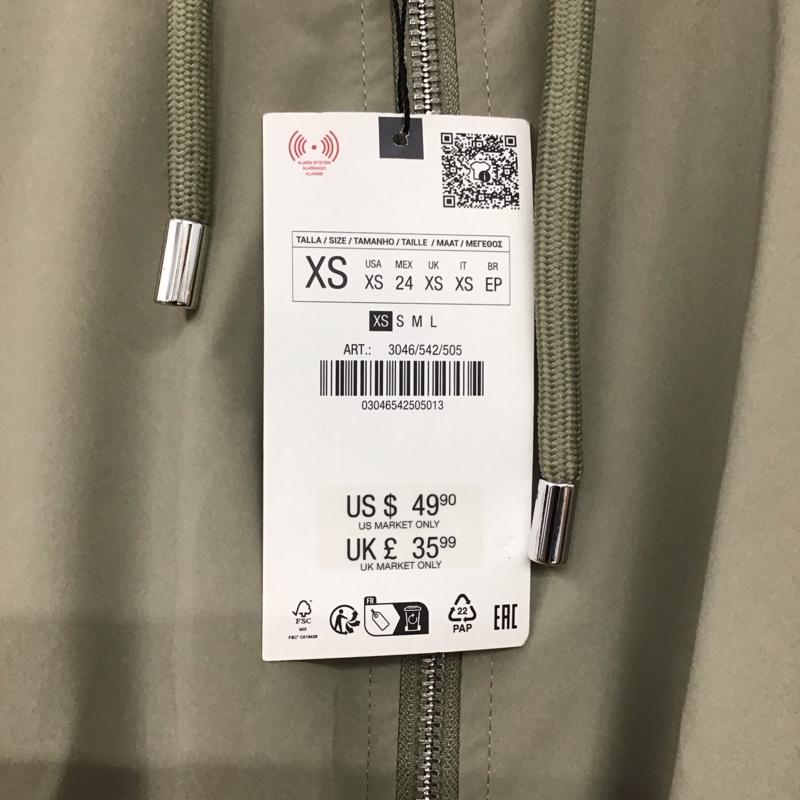 ザラ ZARA ジャケット、上着 ジャンパー、ブルゾン XS 無地 ベージュ / ベージュ /  レディース USED 古着 中古 10136900