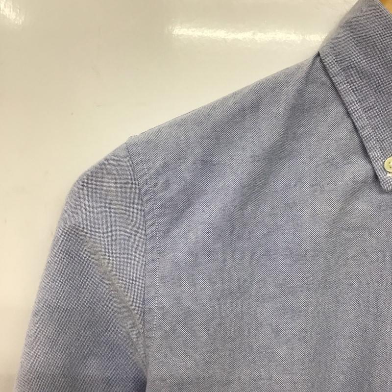 ラルフローレン RALPHLAUREN シャツ、ブラウス 長袖 長袖シャツ 無地シャツ カラーシャツ ボタンダウンシャツ XS ロゴ、文字 水色 / ライトブルー /  レディース USED 古着 中古 10149558