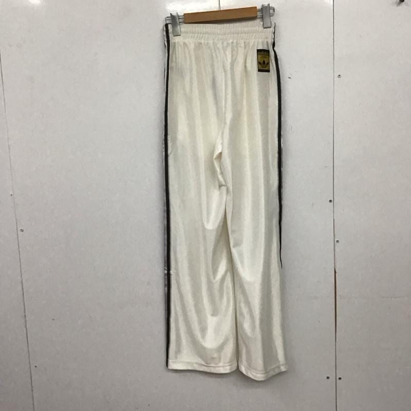 アディダス adidas パンツ ワークパンツ、ペインターパンツ jw1852 トラックパンツ ジャージ XXS ロゴ、文字 白 / ホワイト /  メンズ USED 古着 中古 10147701