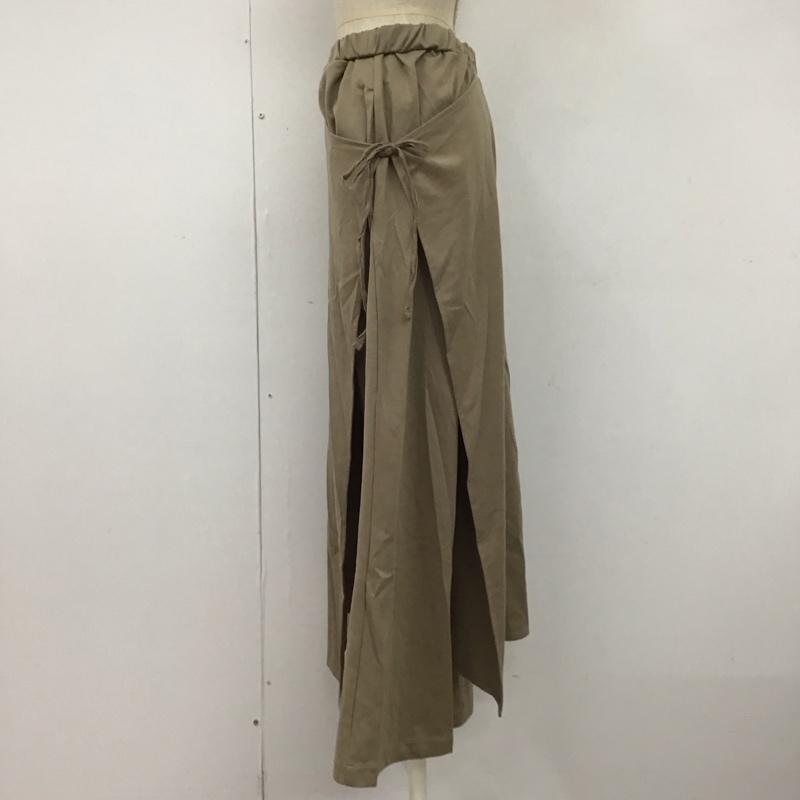 ニコアンド niko and... ボトムス ボトムス カジュアルパンツ ワークパンツ ワイドパンツ 3 無地 ベージュ / ベージュ /  レディース USED 古着 中古 10110266