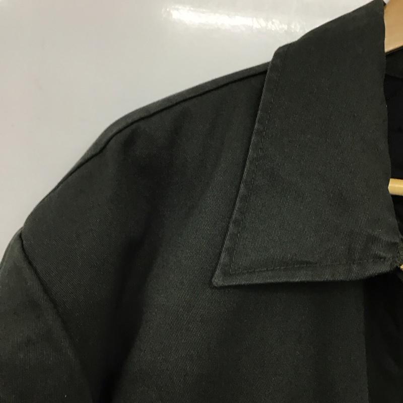 ディッキーズ Dickies ジャケット、上着 ジャケット、ブレザー ジップアップジャケット アウター カラージャケット L 無地 カーキ / カーキ /  メンズ USED 古着 中古 10143521