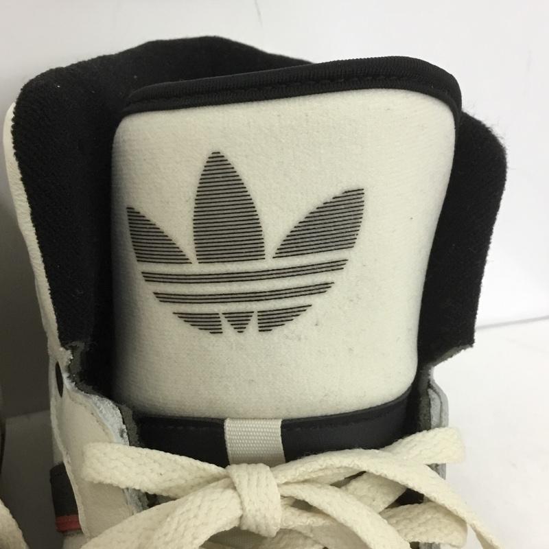 アディダス adidas スニーカー スニーカー GV6672 EL DORADO ハイカット 30cm 30.0cm ロゴ、文字 白 / ホワイト / X 黒 / ブラック / X 赤 / レッド /  メンズ USED 古着 中古 10134549