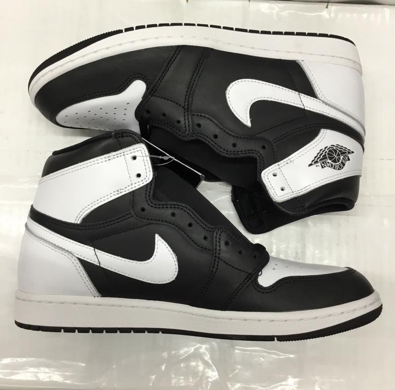 ナイキ NIKE スニーカー スニーカー DZ5485-010 AIR JORDAN 1 RETRO HIGH OG 28.5cm 箱有 28.5cm ロゴ、文字 黒 / ブラック / X 白 / ホワイト /  メンズ USED 古着 中古 10107876
