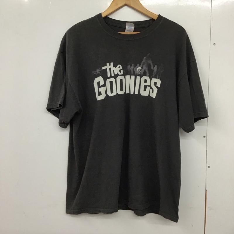 古着 USED Tシャツ 半袖 半袖カットソー プリントTシャツ クルーネックカットソー the goonies XL プリント 黒 / ブラック /  メンズ USED 古着 中古 10132334
