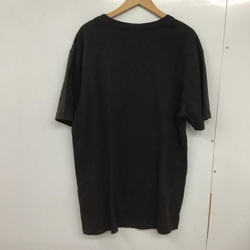 カーハート Carhartt Tシャツ 半袖 半袖カットソー プリントTシャツ クルーネックカットソー M ロゴ、文字 黒 / ブラック /  メンズ USED 古着 中古 10132923