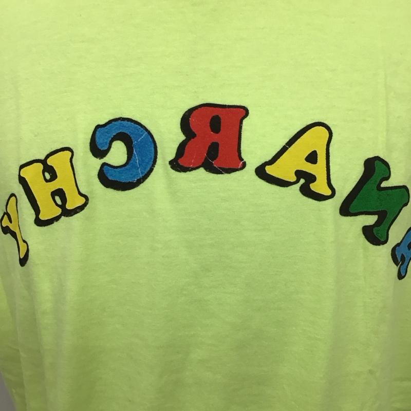 シュプリーム Supreme Tシャツ 半袖 Jamie Reid Anarchy Tee 21SS L ロゴ、文字 黄 / イエロー /  メンズ USED 古着 中古 10111575