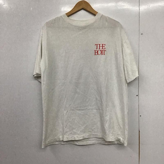 ボット BoTT Tシャツ 半袖 半袖カットソー プリントTシャツ クルーネックカットソー L ロゴ、文字 白 / ホワイト /  メンズ USED 古着 中古 10148383