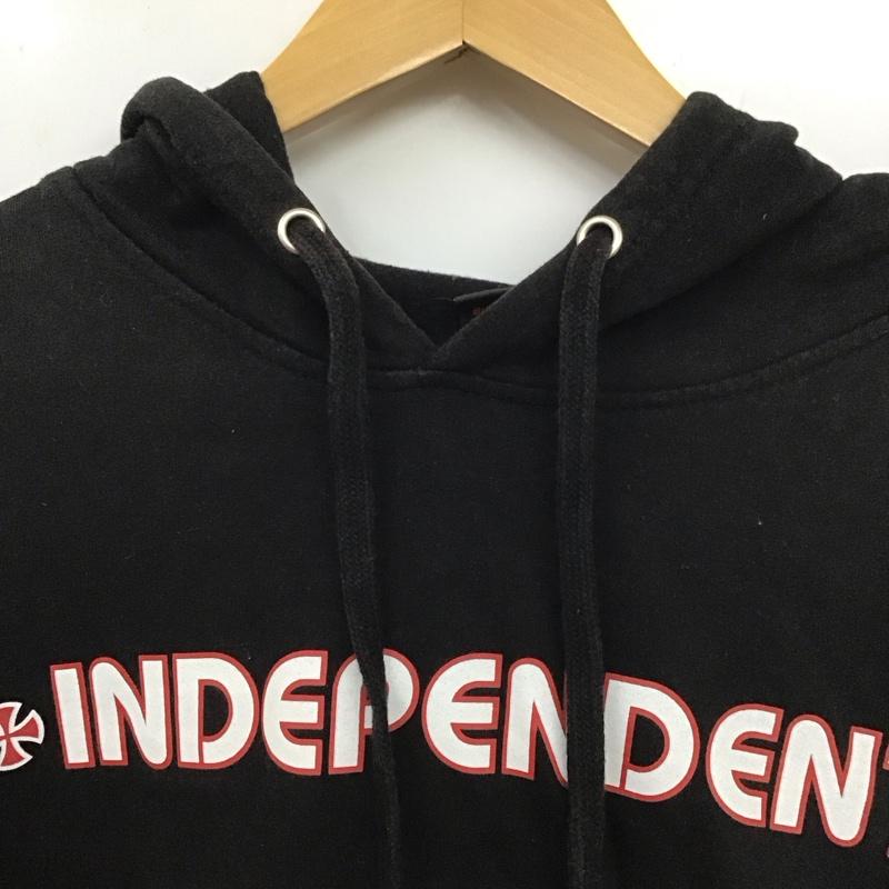 インディペンデント INDEPENDENT パーカー 長袖 長袖パーカー プルオーバーパーカー スウェット ロゴ、文字 黒 / ブラック /  メンズ USED 古着 中古 10131972