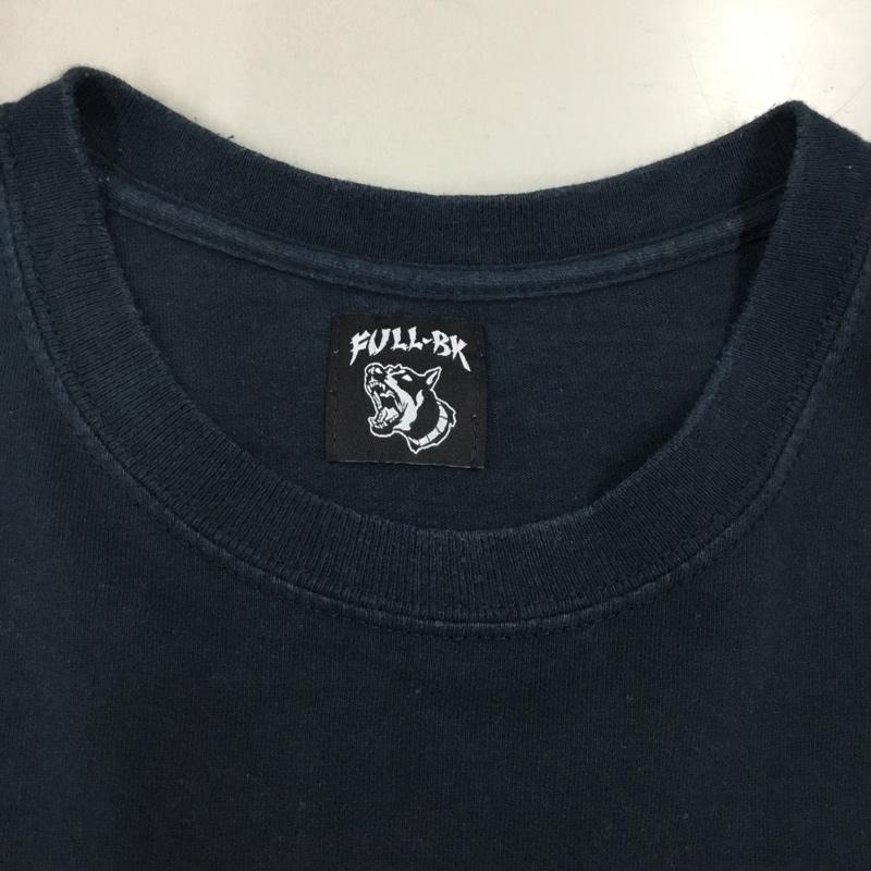 フルビーケー FULL-BK Tシャツ 半袖 半袖カットソー プリントTシャツ クルーネックカットソー プリント 黒 / ブラック /  メンズ USED 古着 中古 10117101