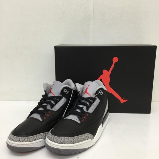 ナイキ NIKE スニーカー スニーカー DN3707-010 Air Jordan 3 Retro Black Cement 27.0cm  黒 / ブラック /  メンズ USED 古着 中古 10129381