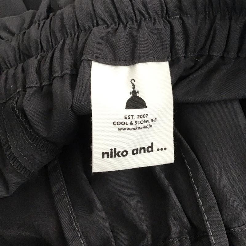 ニコアンド niko and... スカート ロングスカート FREE 無地 黒 / ブラック /  レディース USED 古着 中古 10129530