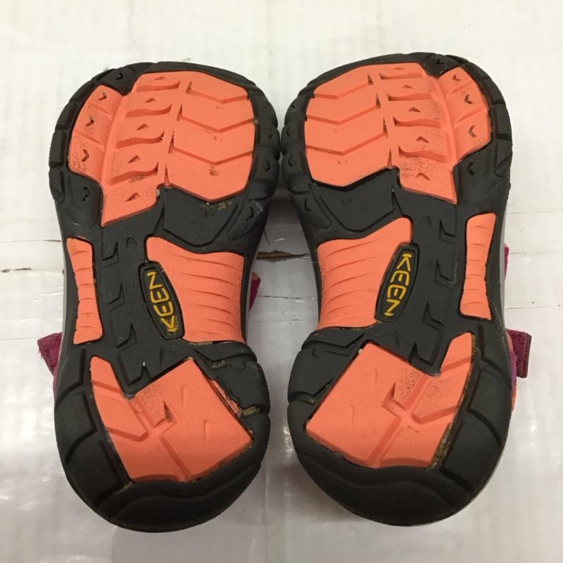 キーン KEEN シューズ シューズ 1014267 Newport H2 サンダル キッズ 20cm アウトドア 20.0cm ロゴ、文字 桃 / ピンク /  ガールズ USED 古着 中古 10115670