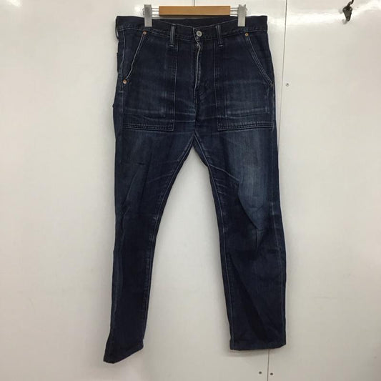 リーバイストラウスアンドコー Levi Strauss & co. パンツ デニム、ジーンズ デニムパンツ スリムパンツ カジュアルパンツ 32インチ 無地 インディゴ / インディゴ /  メンズ USED 古着 中古 10143136