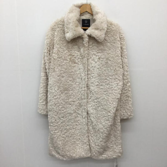 ダブルクローゼット w closet コート 毛皮、ファー 341089 フェイクファー FREE 無地 ベージュ / ベージュ / X アイボリー / アイボリー /  レディース USED 古着 中古 10142539