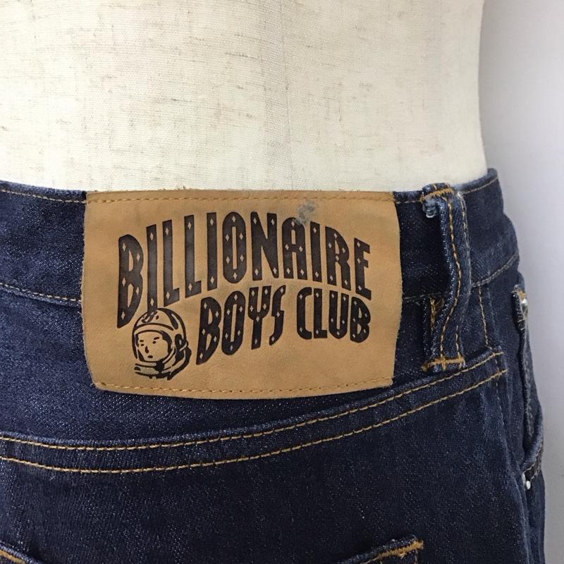 ビリオネア・ボーイズ・クラブ BILLIONAIRE BOYS CLUB パンツ ショートパンツ デニムパンツ ショートパンツ ハーフパンツ 32インチ ロゴ、文字 インディゴ / インディゴ /  メンズ USED 古着 中古 10111957