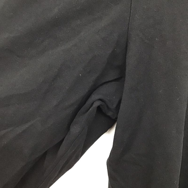 ディーゼル DIESEL カットソー 長袖 長袖カットソー プリントカットソー クルーネック XL ロゴ、文字 黒 / ブラック /  メンズ USED 古着 中古 10130288