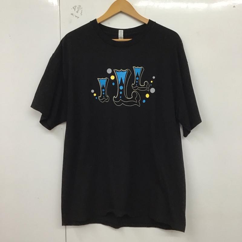テンダーロイン TENDERLOIN Tシャツ 半袖 半袖カットソー プリントTシャツ クルーネックカットソー XL プリント 黒 / ブラック /  メンズ USED 古着 中古 10130017
