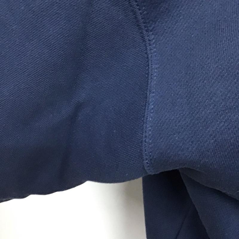 チャンピオン Champion パーカー 長袖 C3-V107 フーディー スウェット プルオーバー M ロゴ、文字 紺 / ネイビー /  メンズ USED 古着 中古 10121294