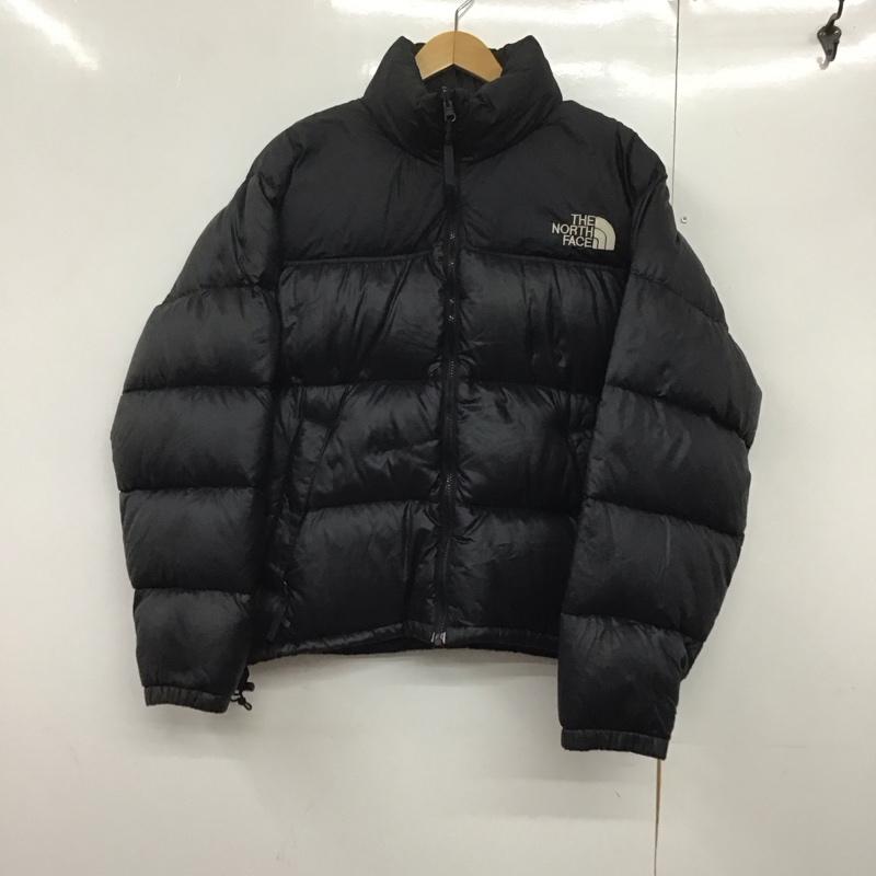 ザノースフェイス THE NORTH FACE ジャケット、上着 ダウンジャケット ジップアップジャケット ナイロンジャケット アウター M ロゴ、文字 黒 / ブラック /  メンズ USED 古着 中古 10143164