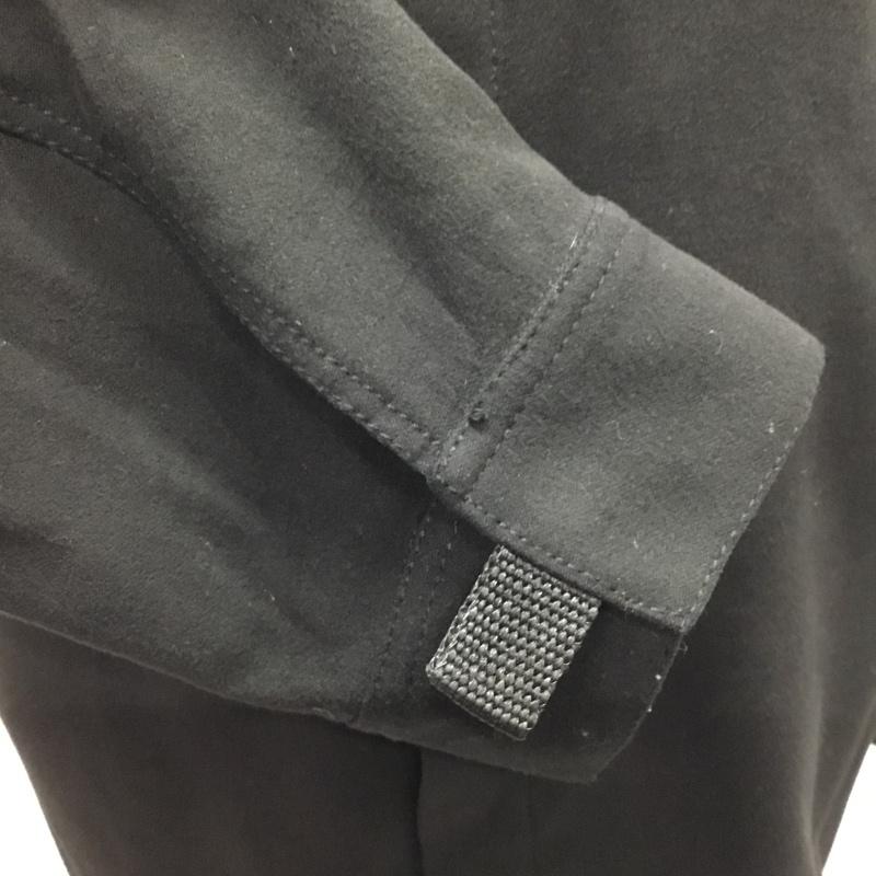 エンポリオアルマーニ EMPORIO ARMANI シャツ、ブラウス 長袖 長袖シャツ カラーシャツ 長袖カットソー 無地シャツ 46 無地 黒 / ブラック /  メンズ USED 古着 中古 10106475