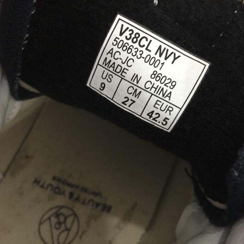 バンズ VANS スニーカー スニーカー V38CL SK8-HI DECON DX 27cm FAT BEAUTY&YOUTH 27.0cm ロゴ、文字 紺 / ネイビー /  メンズ USED 古着 中古 10137138