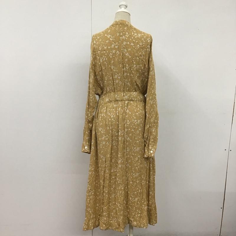 アズールバイマウジー AZUL BY MOUSSY ワンピース ロングスカート 250DSS33-065C PEDICEL FLARE ONEPIECE S 花柄 ベージュ / ベージュ /  レディース USED 古着 中古 10109062