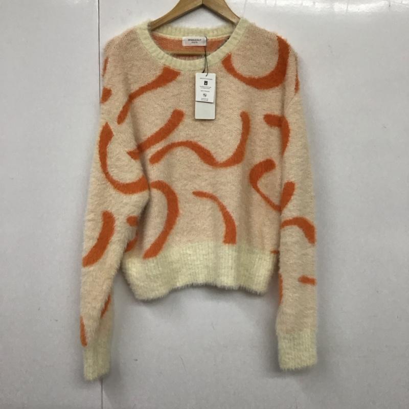 オペークドットクリップ OPAQUE.CLIP ニット、セーター 長袖 FREE  マルチカラー / マルチカラー /  レディース USED 古着 中古 10131041