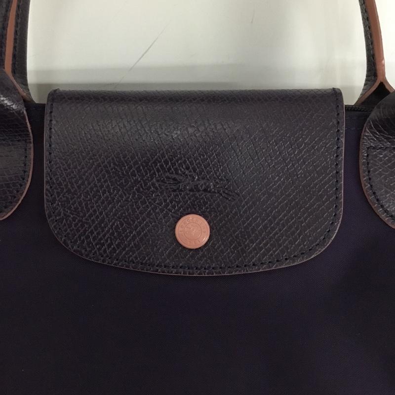 ロンシャン LONGCHAMP トートバッグ トートバッグ 折り畳み ワンポイント 紫 / パープル /  レディース USED 古着 中古 10137431