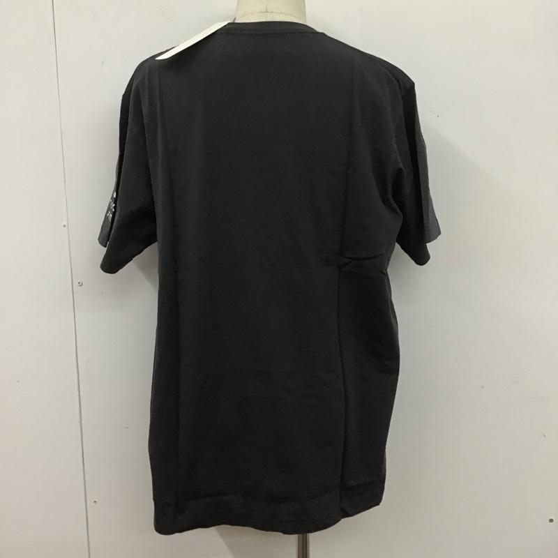 ユニクロ UNIQLO Tシャツ 半袖 341-446311 Tシャツ プリントTシャツ クルーネックカットソー 半袖カットソー XXL プリント 黒 / ブラック /  メンズ USED 古着 中古 10106545