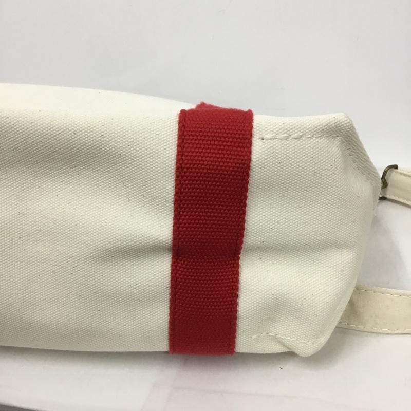 エルエルビーン L.L.Bean トートバッグ トートバッグ 307241 ショルダーバッグ 2WAY ロゴ、文字 赤 / レッド / X オフホワイト / オフホワイト /  メンズ USED 古着 中古 10131208