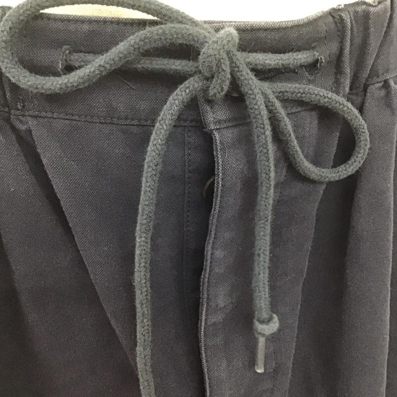 エムエイチエル MHL. スカート ロングスカート 595-8232506 コットンウール 2 無地 紺 / ネイビー /  レディース USED 古着 中古 10108560