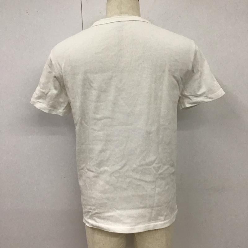 ポロバイラルフローレン Polo by RALPH LAUREN Tシャツ 半袖 半袖カットソー プリントTシャツ クルーネックカットソー M ロゴ、文字 白 / ホワイト /  メンズ USED 古着 中古 10116521