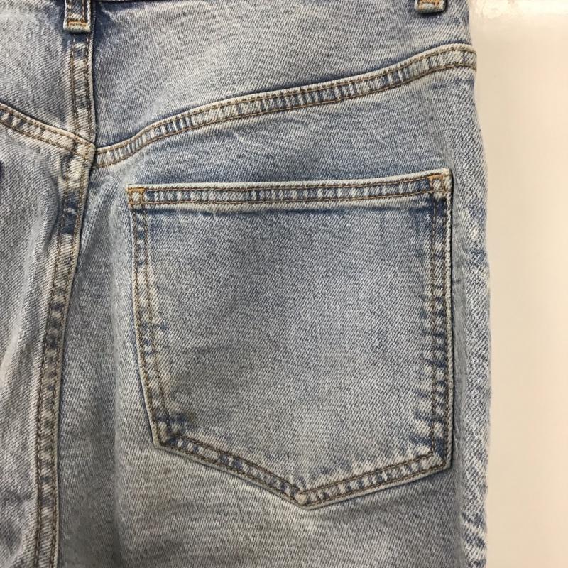 ザラ ZARA パンツ デニム、ジーンズ ジーパン 無地 水色 / ライトブルー /  レディース USED 古着 中古 10109428