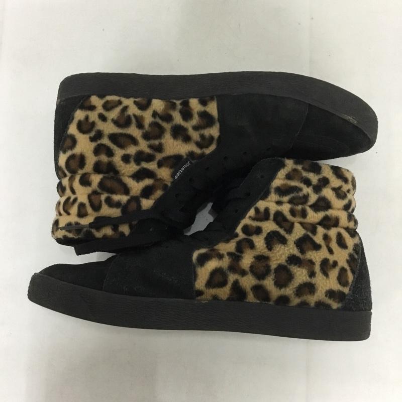 スラッシャー THRASHER スニーカー スニーカー US5 ハイカット US：5 ヒョウ柄・レオパード柄 黒 / ブラック /  レディース USED 古着 中古 10138320