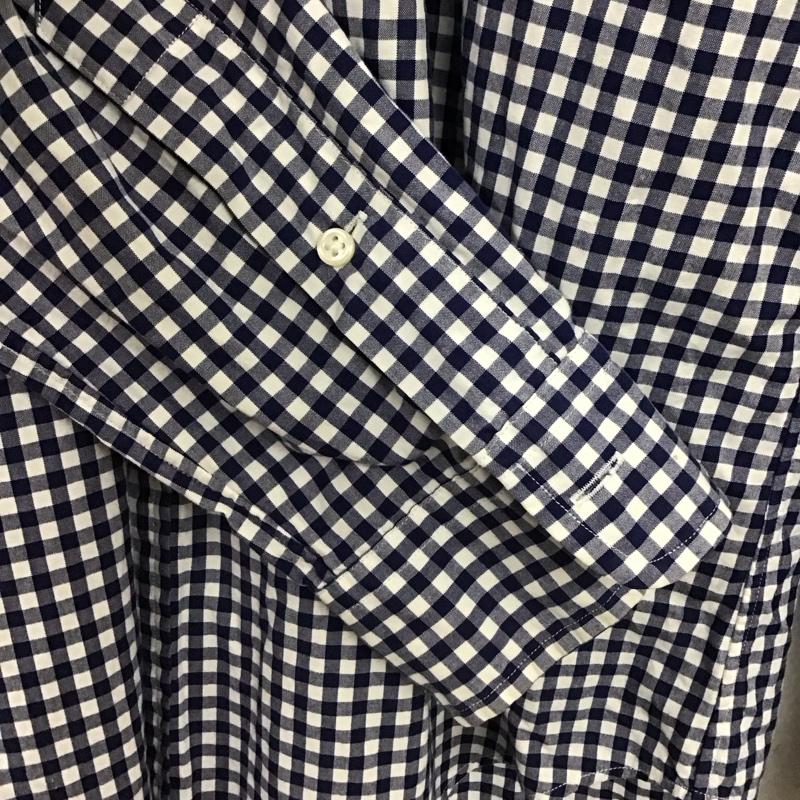 ラルフローレン RALPHLAUREN シャツ、ブラウス 長袖 長袖シャツ チェックシャツ カラーシャツ ボタンダウンシャツ M チェック 白 / ホワイト / X 青 / ブルー /  メンズ USED 古着 中古 10147595
