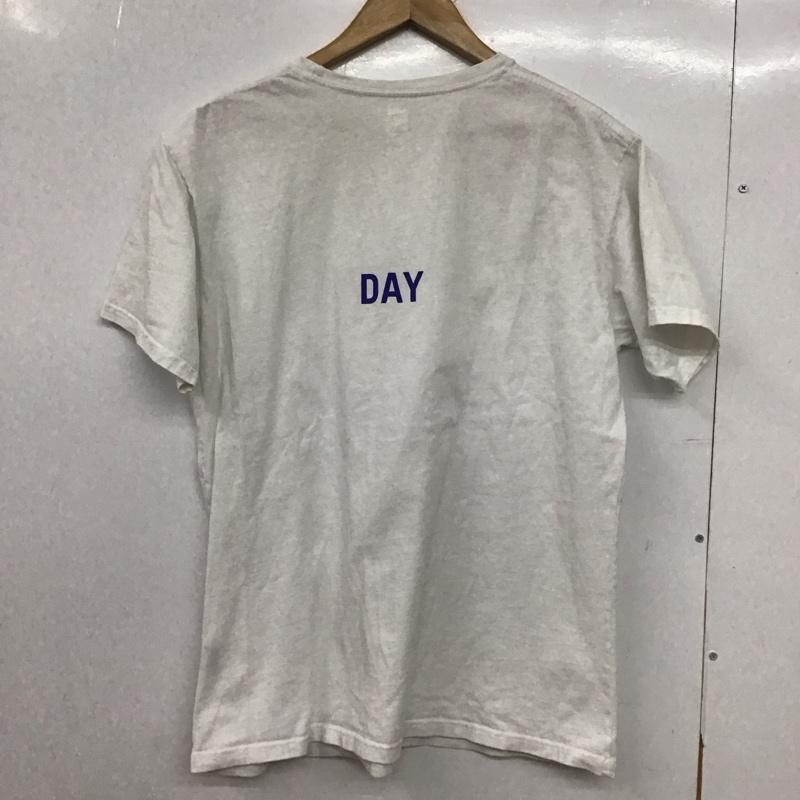 サンシャイン プラス クラウド SUNSHINE+CLOUD Tシャツ 半袖 半袖カットソー プリントTシャツ クルーネックカットソー M ロゴ、文字 白 / ホワイト /  メンズ USED 古着 中古 10149177