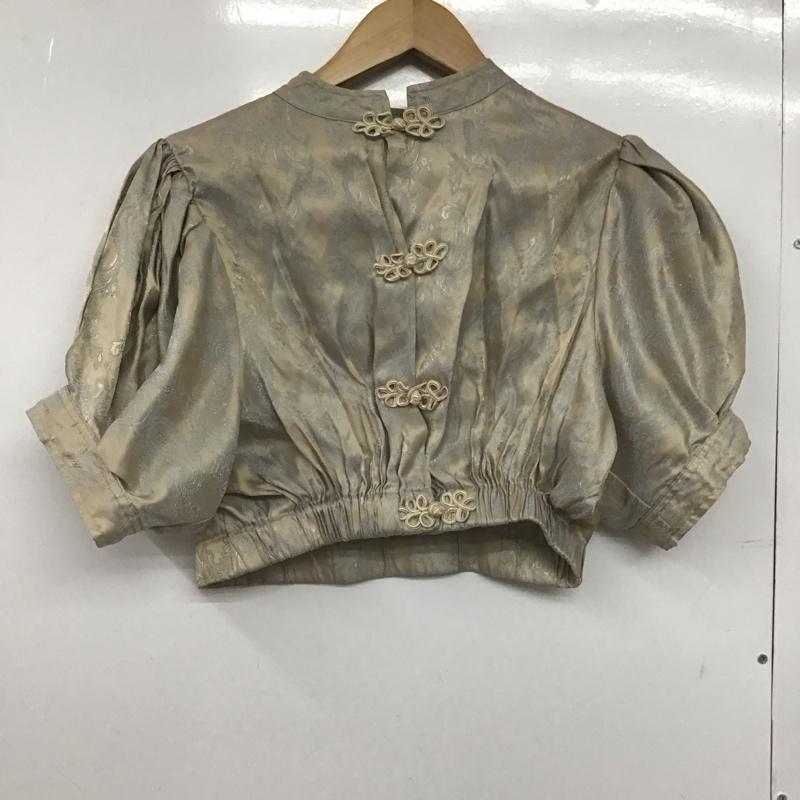 フーズフーギャラリー WHO S WHO gallery シャツ、ブラウス 半袖 WWZ1011404A0002 ミニチャイナブラウス ショート丈 FREE 総柄 ベージュ / ベージュ /  レディース USED 古着 中古 10146927