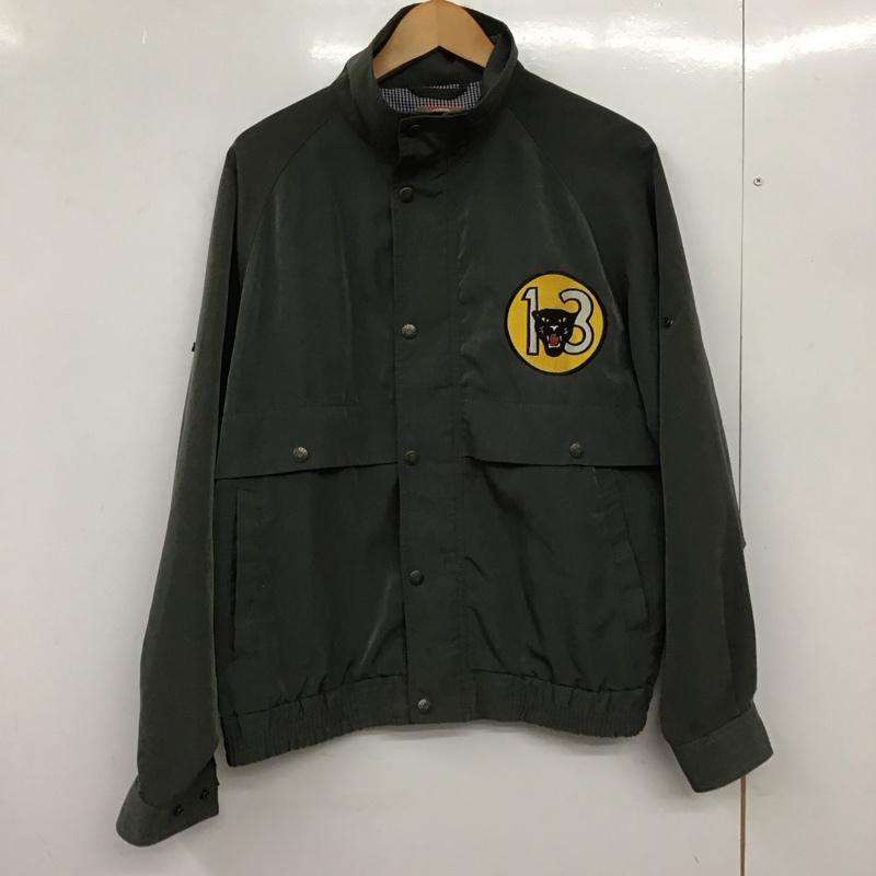 古着 USED ジャケット、上着 ジャンパー、ブルゾン ジップアップジャケット アウター 古着 ミリタリージャケット ロゴ、文字 カーキ / カーキ /  メンズ USED 古着 中古 10150571