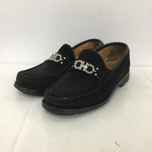 サルヴァトーレフェラガモ Salvatore Ferragamo ローファー ローファー UR56584 7.5 無地 黒 / ブラック /  メンズ USED 古着 中古 10138004