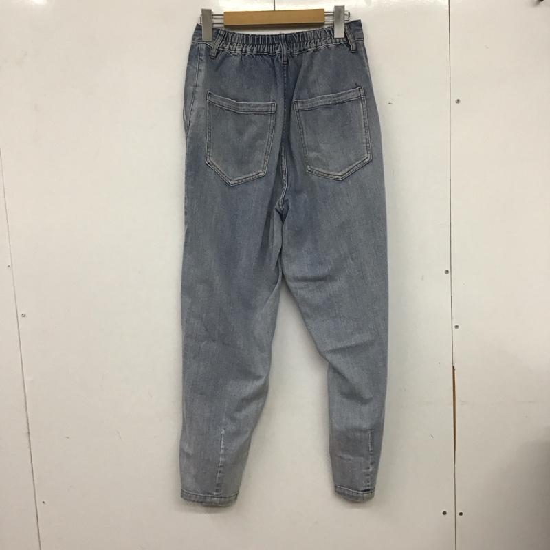 ダブルクローゼット w closet パンツ デニム、ジーンズ FREE 無地 水色 / ライトブルー /  レディース USED 古着 中古 10139599