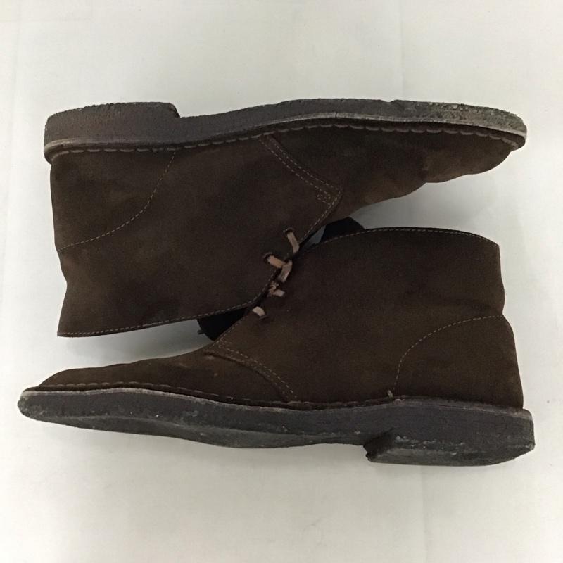 クラークス Clarks ブーツ ショートブーツ 31692 デザートブーツ US9 1/2 US：9.5 無地 茶 / ブラウン /  メンズ USED 古着 中古 10141047